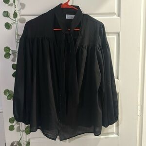 Black Blouse Time & Tru L‎